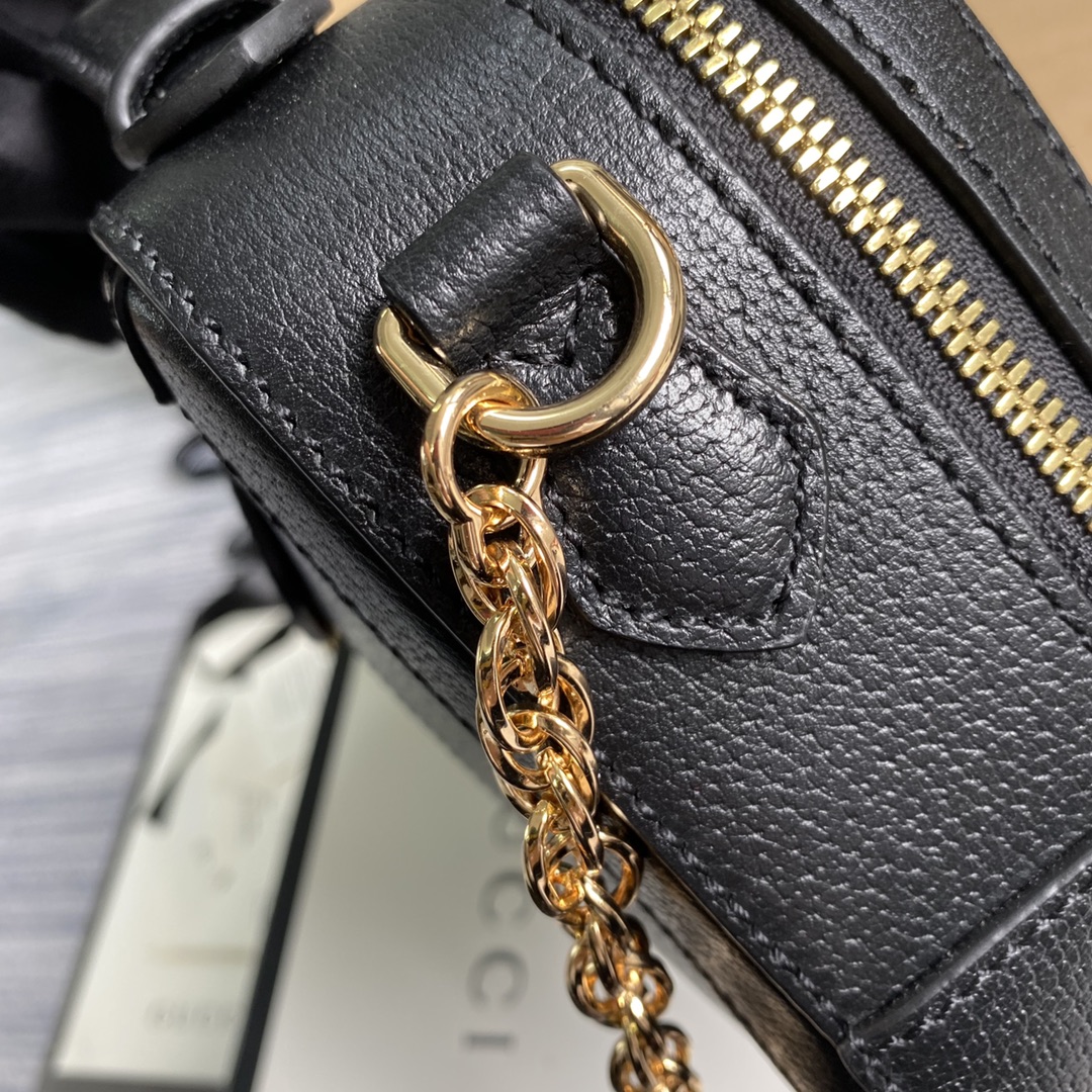 Gucci Ophidia GG Mini Shoulder Bag 602576 Black